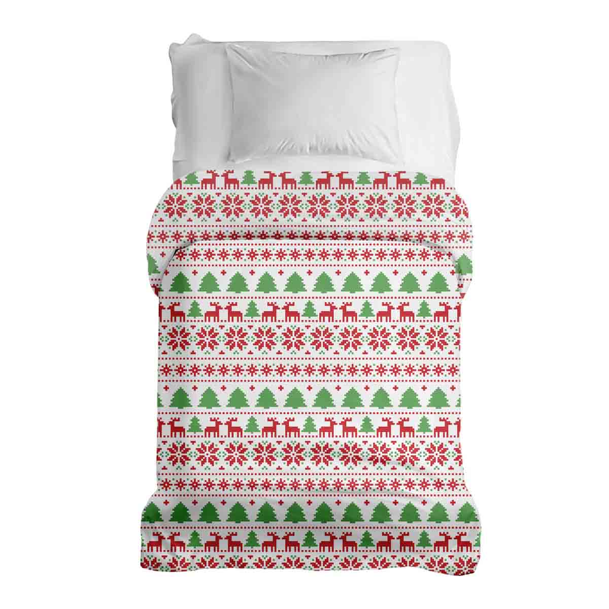 Original Therapiedecke - Baumwollbezug Weihnachten in Norwegen