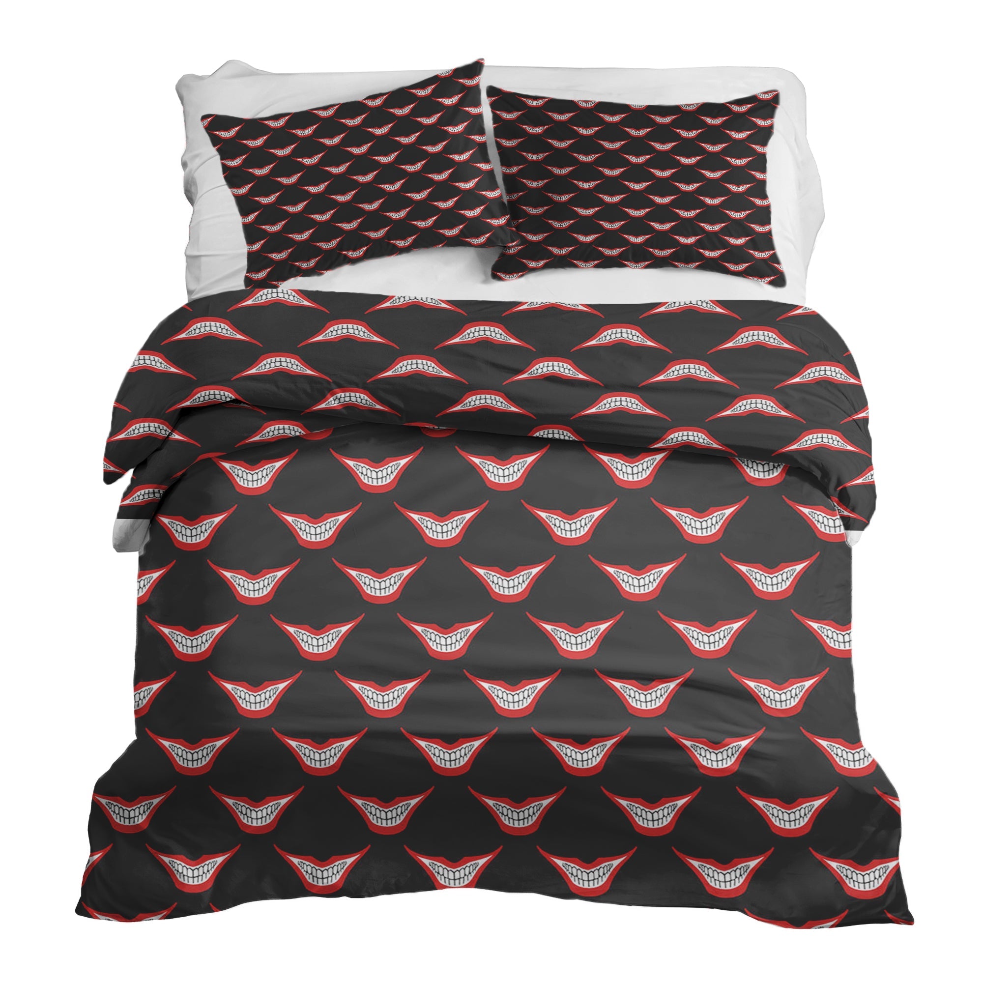 Original Therapiedecke - Baumwoll Bettwäsche Set Grinsender Mund