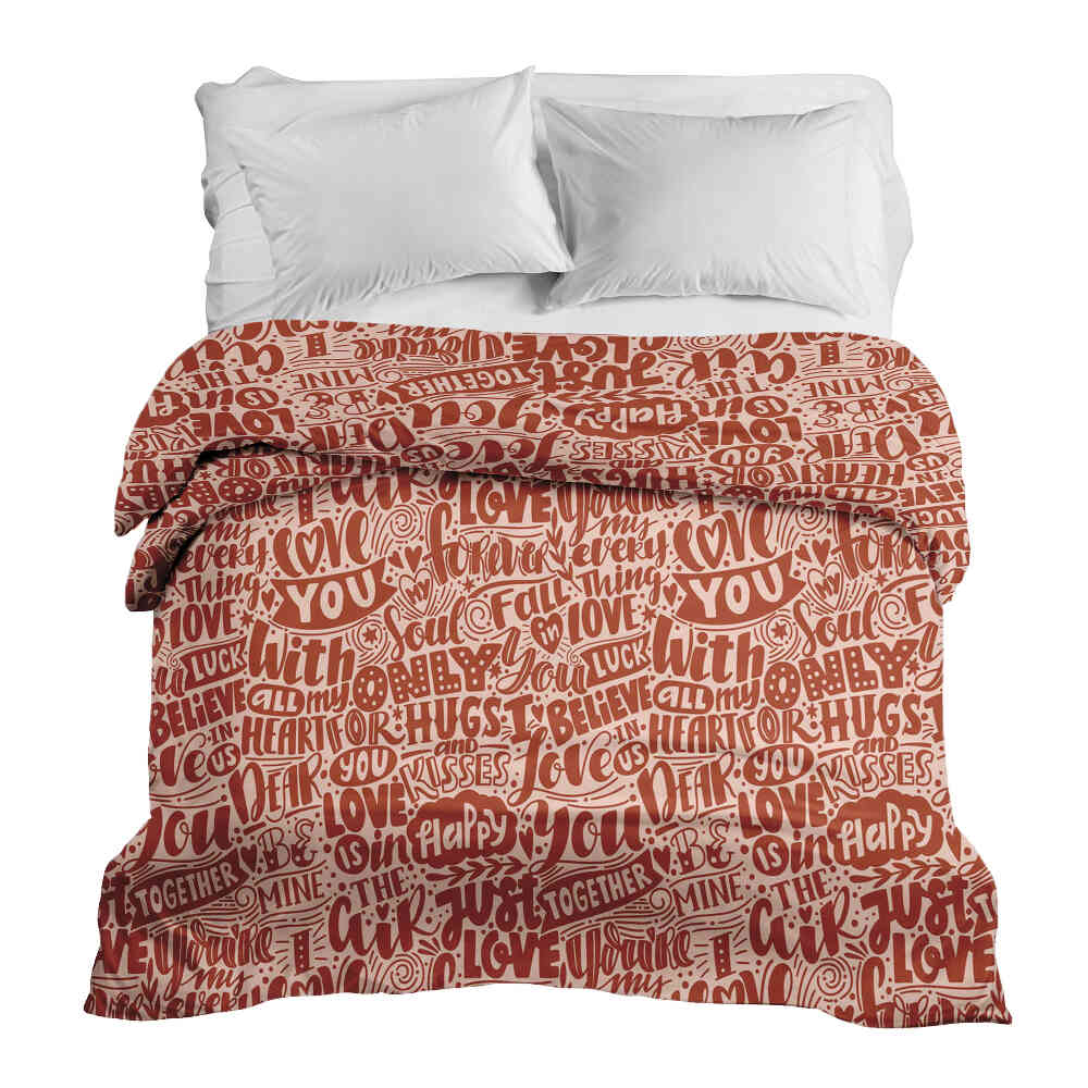 Original Therapiedecke - Baumwollbezug Be Mine