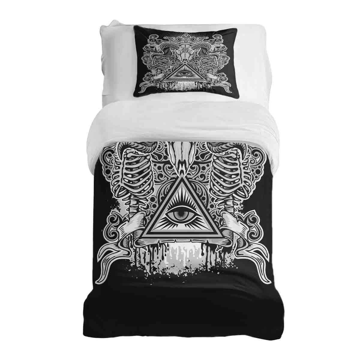 Original Therapiedecke - Baumwoll Bettwäsche Set Schwarz Auge 2