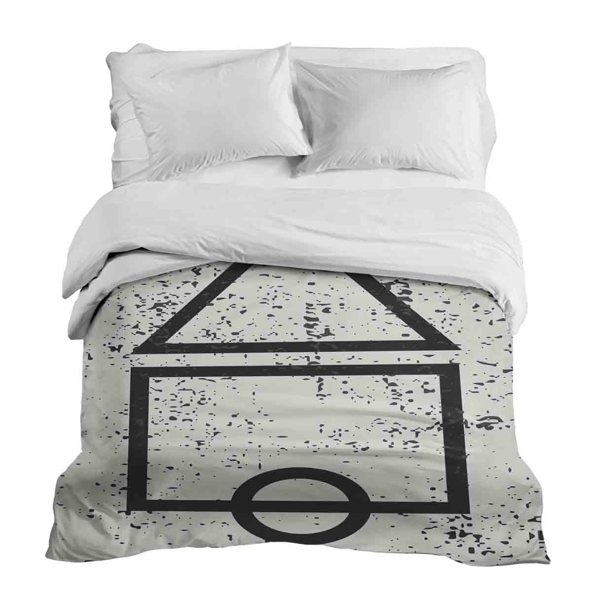 Original Therapiedecke - Baumwollbezug Weiß Dalgona Formen