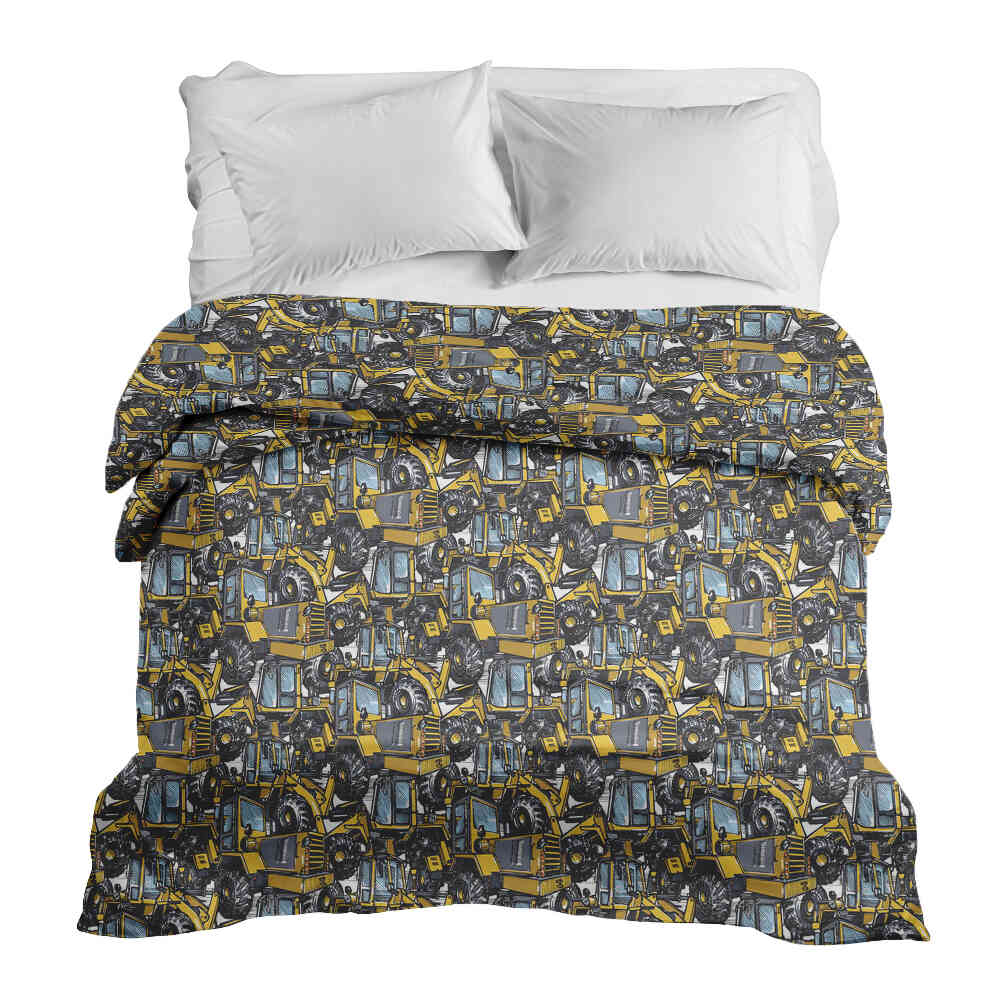 Original Therapiedecke - Baumwollbezug Traktor