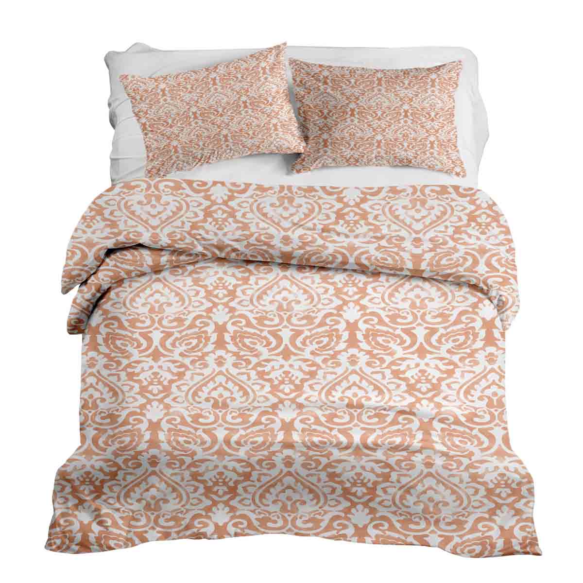 Original Therapiedecke - Baumwoll Bettwäsche Set Boho Orange