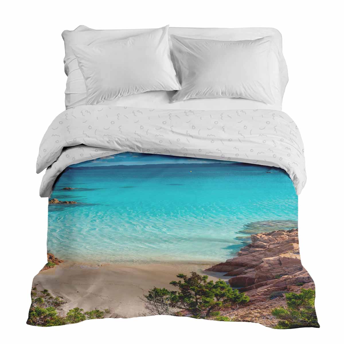 Original Therapiedecke - Baumwollbezug Fernweh