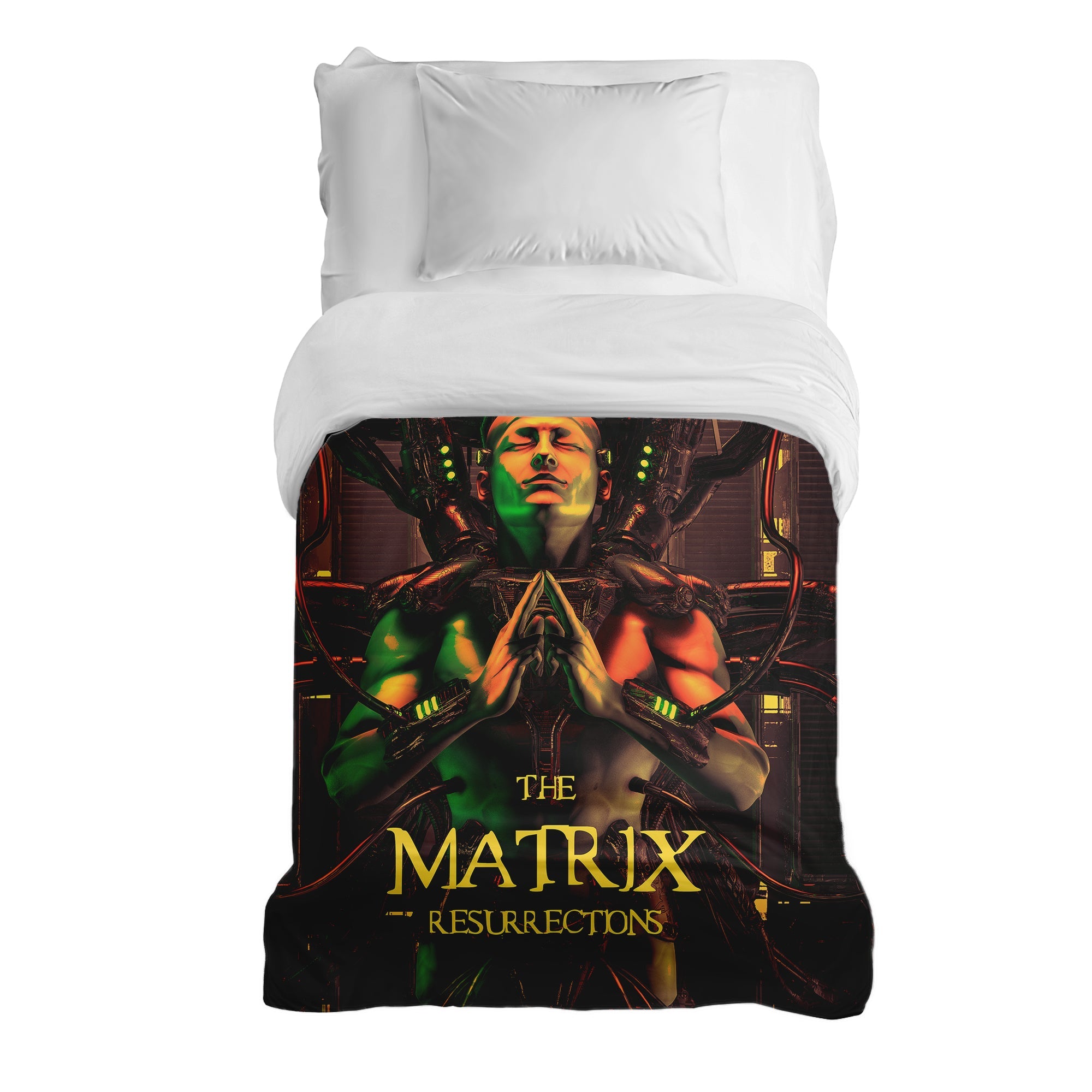 Original Therapiedecke - Baumwollbezug Braun Matrix
