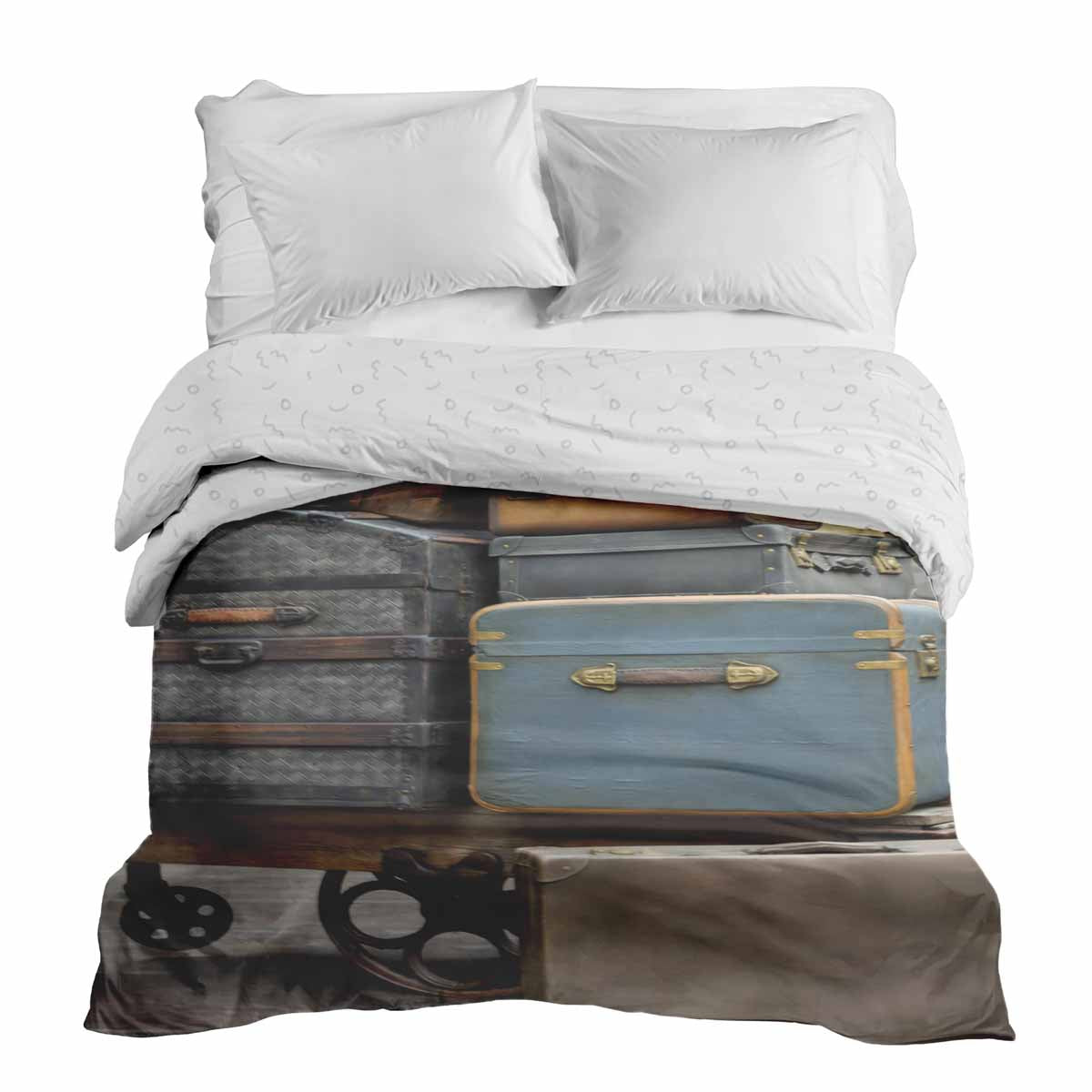 Original Therapiedecke - Baumwollbezug mit Kisten