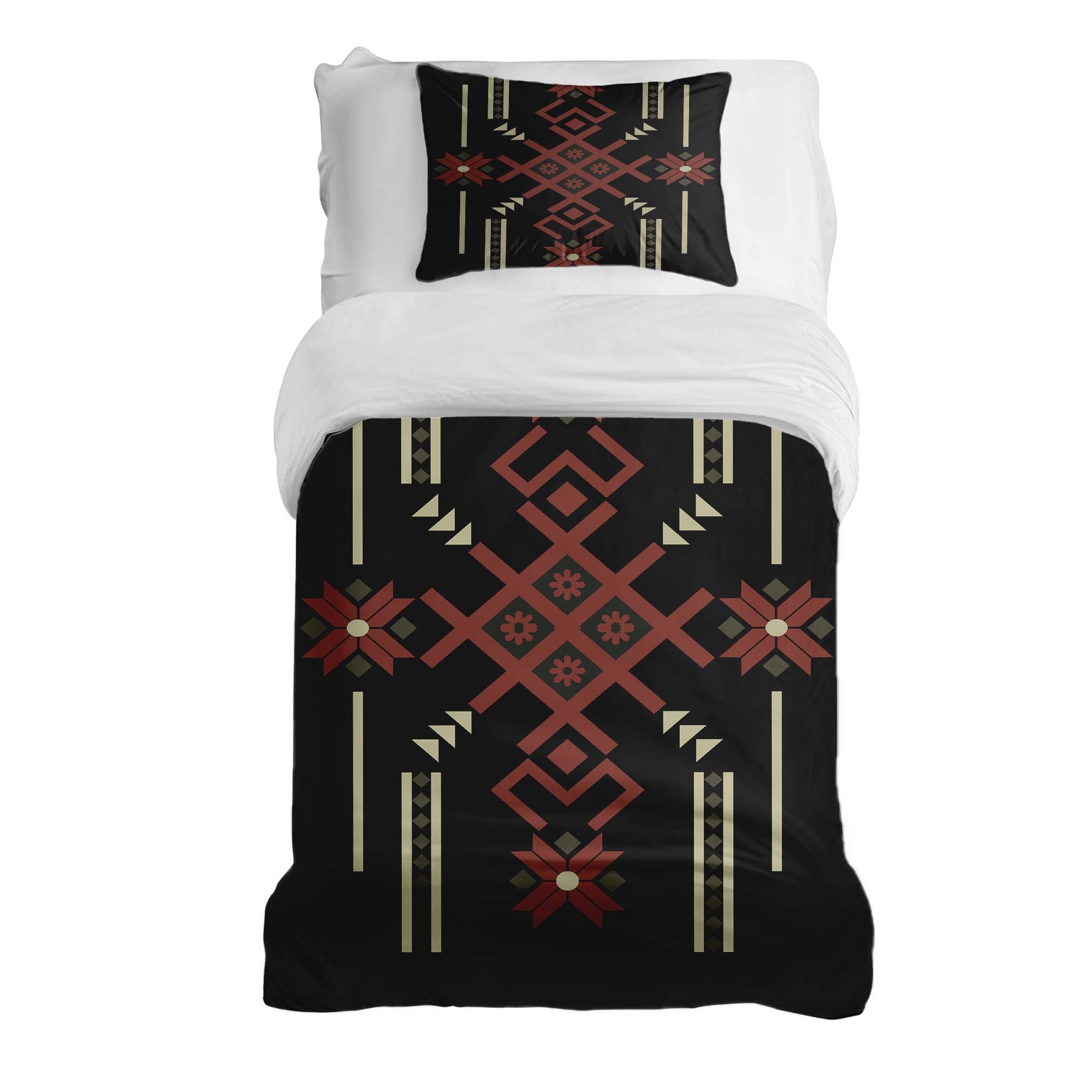 Original Therapiedecke - Baumwoll Bettwäsche Set mit großer Schneeflocke