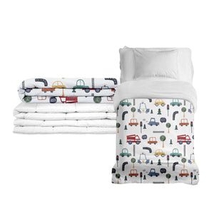 Original Therapiedecke - Autos Gewichtsdecke mit Baumwollbezug für Kinder