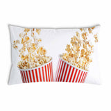 Gesundheitskissen Weiß mit Popcorn