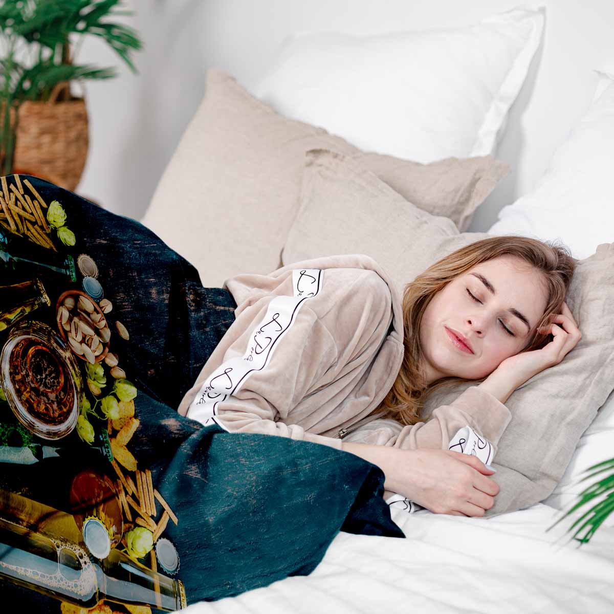 Original Therapiedecke - Baumwoll Bettwäsche Set italienischer Abend