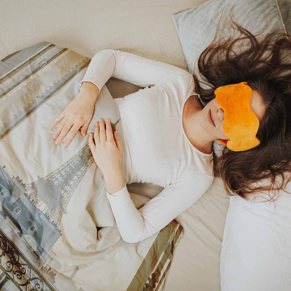 Original Therapiedecke - Baumwoll Bettwäsche Set Gelb Paris