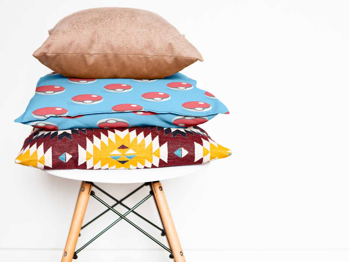 Gesundheitskissen Hellblau mit Pokemon