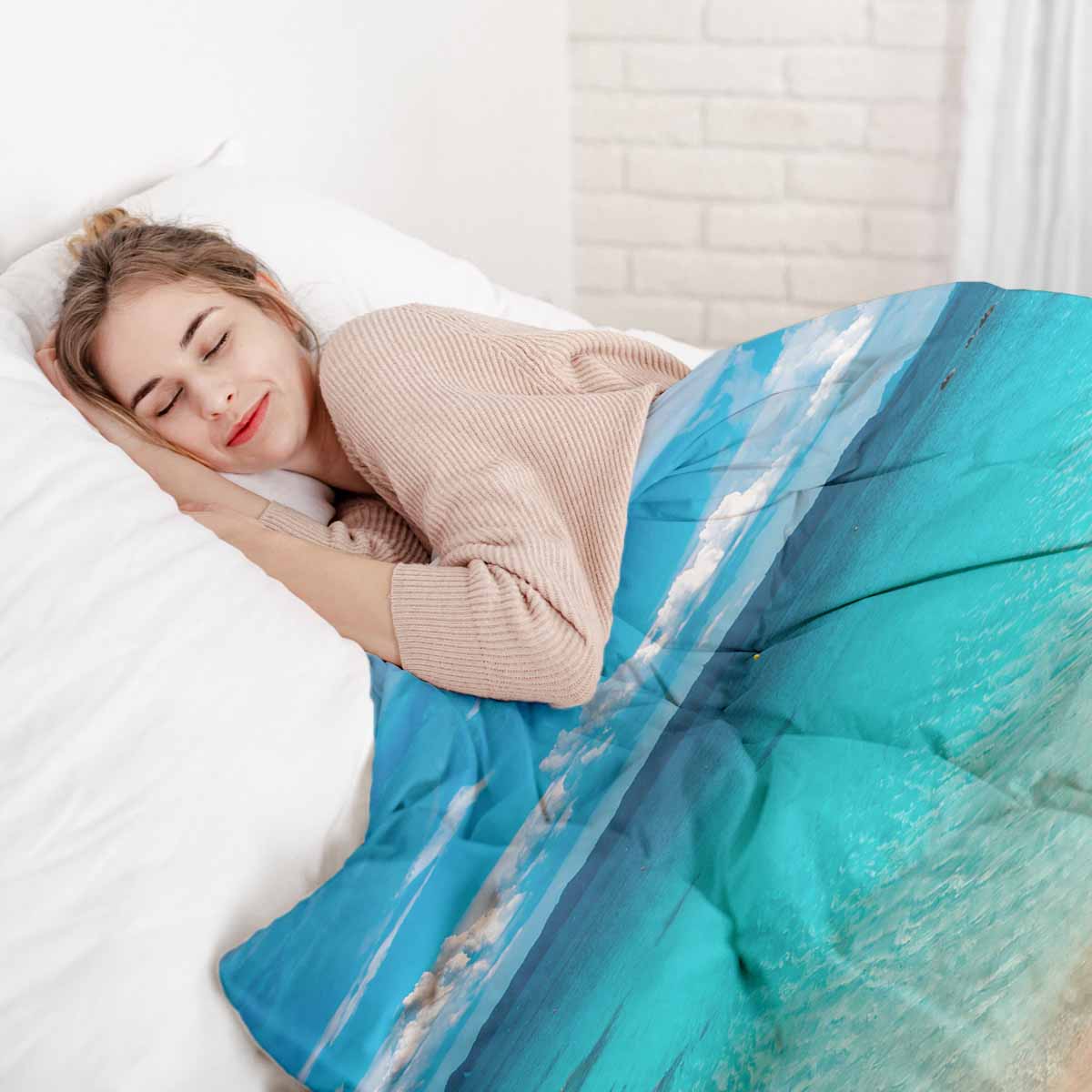 Original Therapiedecke - Baumwollbezug Fernweh