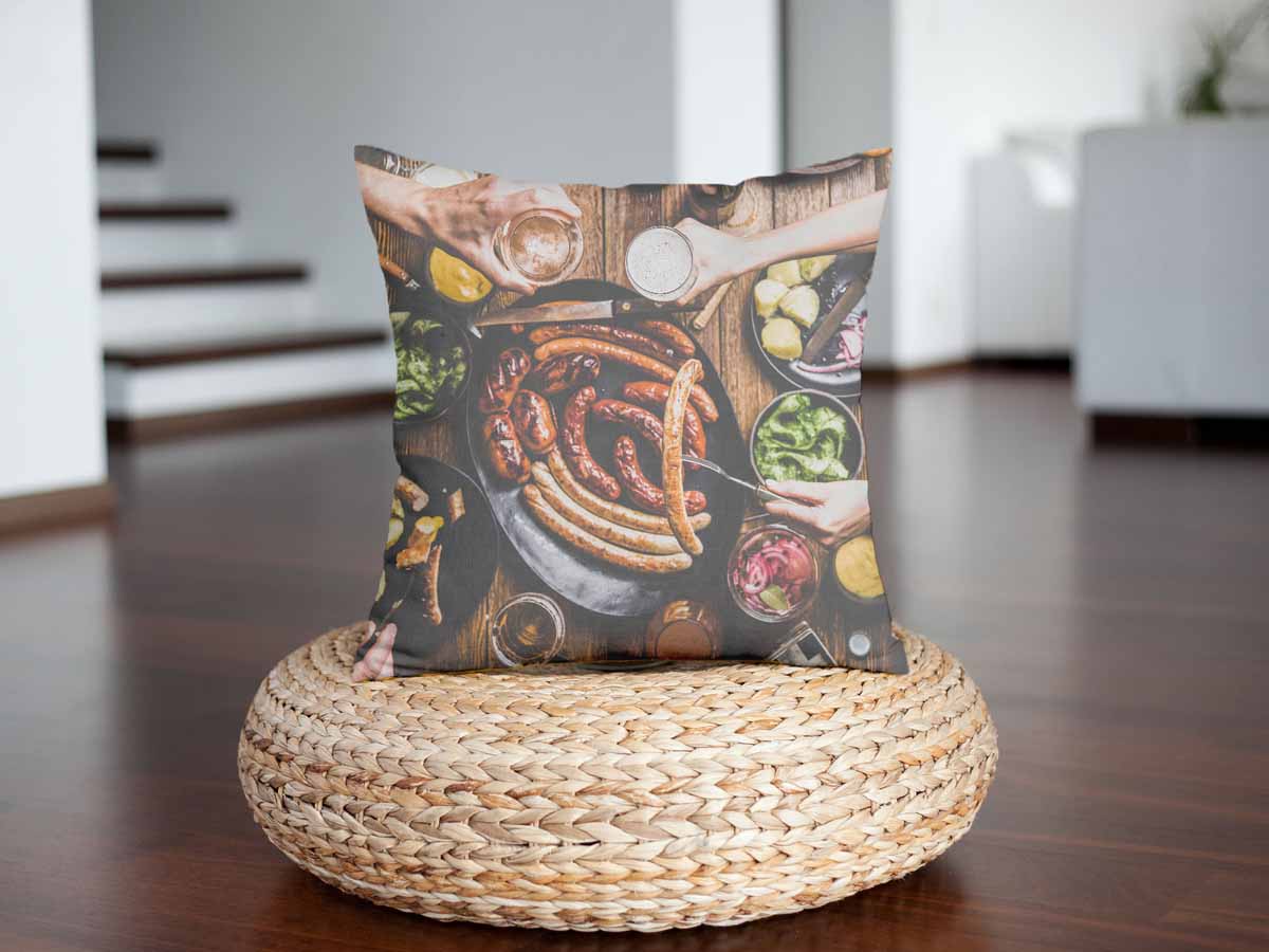 Gesundheitskissen mit Wurstteller
