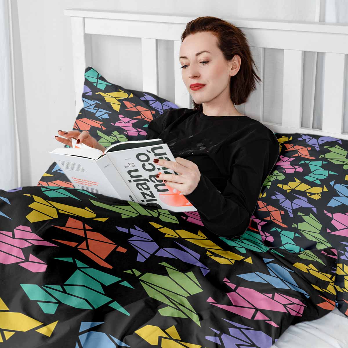 Original Therapiedecke - Baumwoll Bettwäsche Set Origami Hund