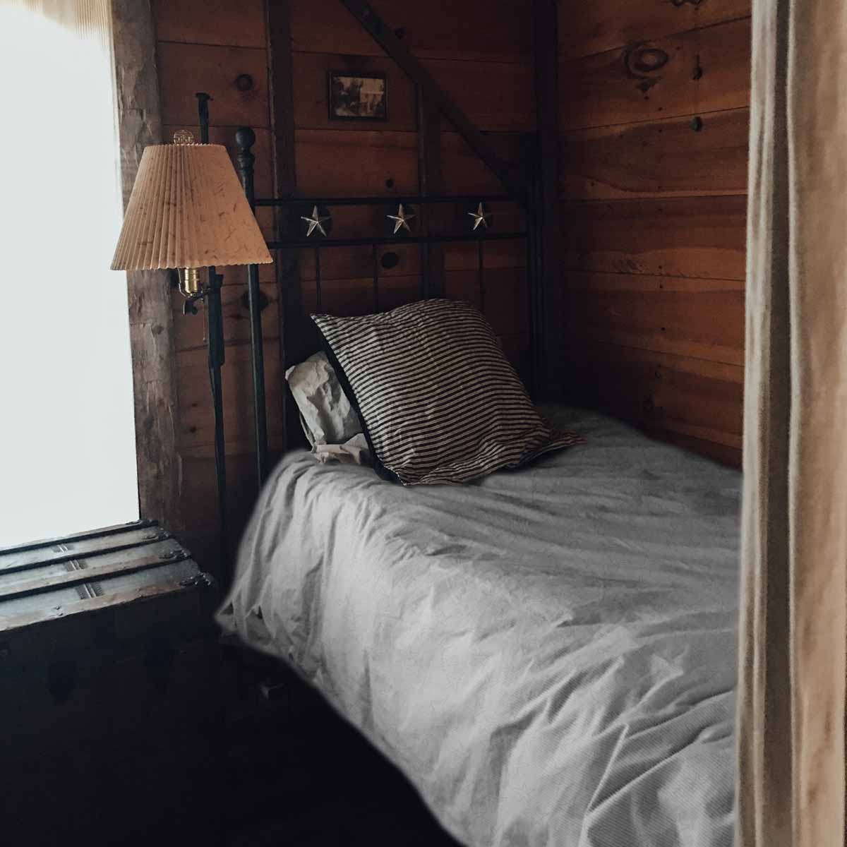 Original Therapiedecke - Baumwoll Bettwäsche Set Weiß mit zarten Sternen