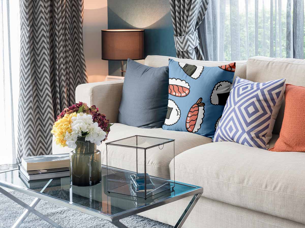 Gesundheitskissen mit Sashimi