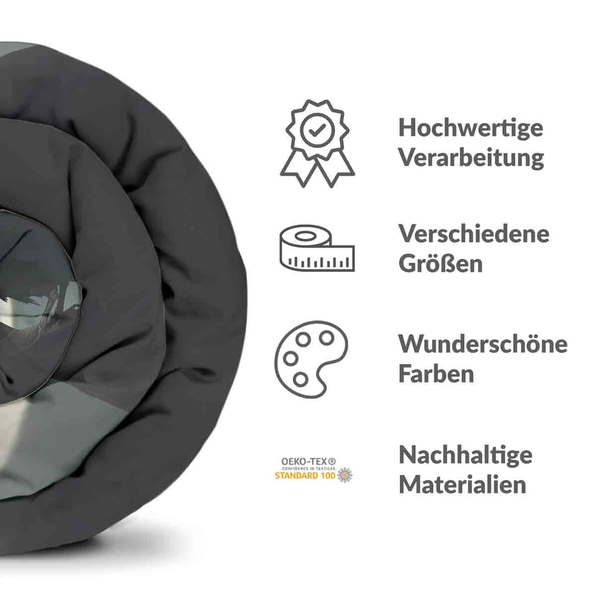 Original Therapiedecke - Baumwoll Bettwäsche Set Mann im Mondlicht