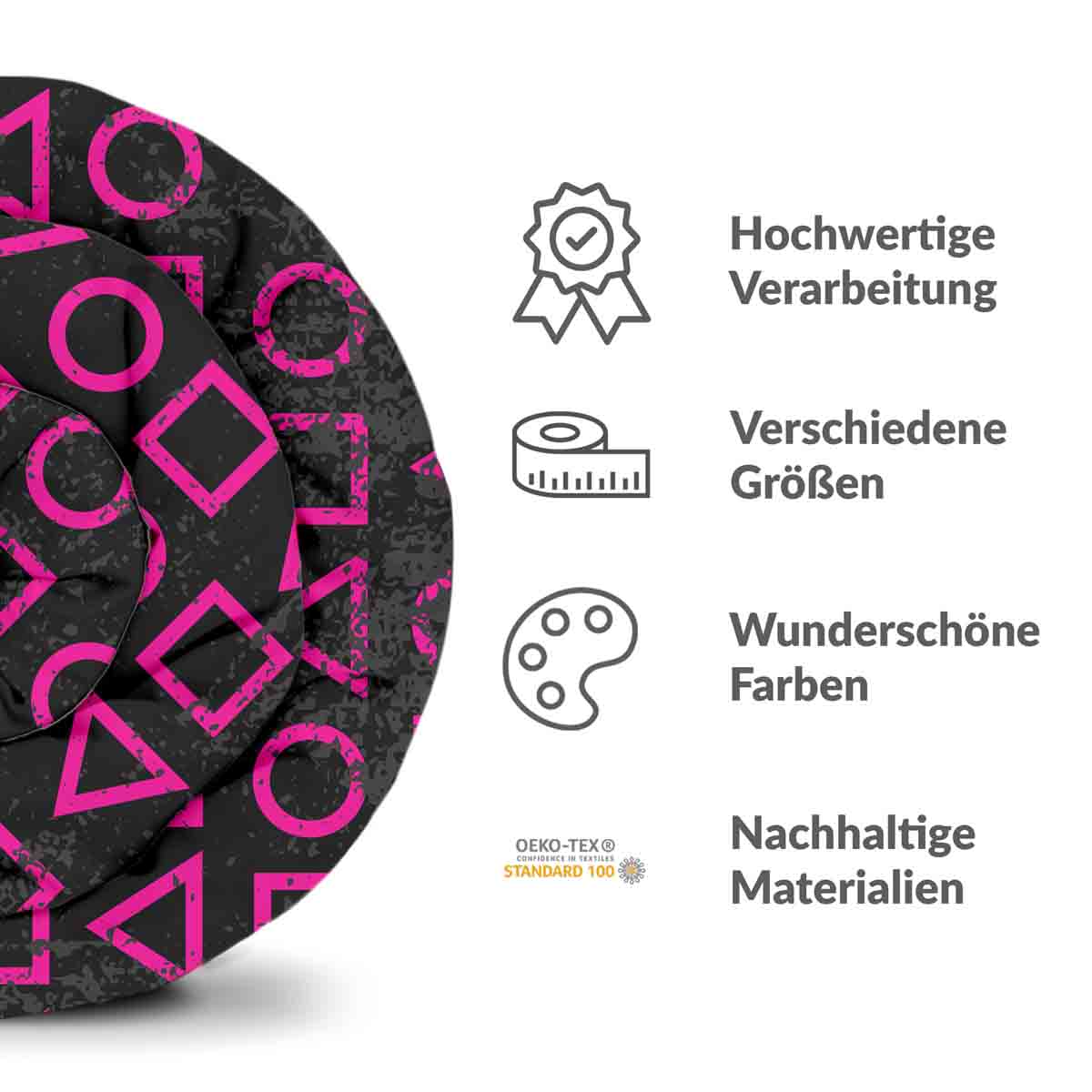 Original Therapiedecke - Baumwoll Bettwäsche Set Dalgona Formen