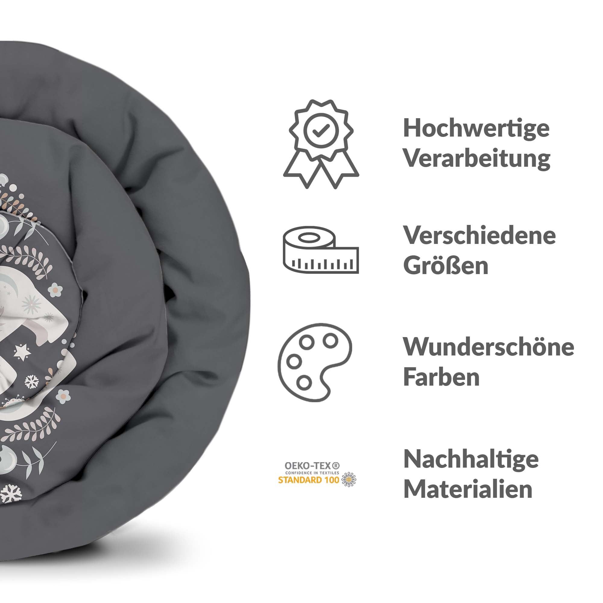 Original Therapiedecke - Baumwoll Bettwäsche Set Weihnachten in Moskau