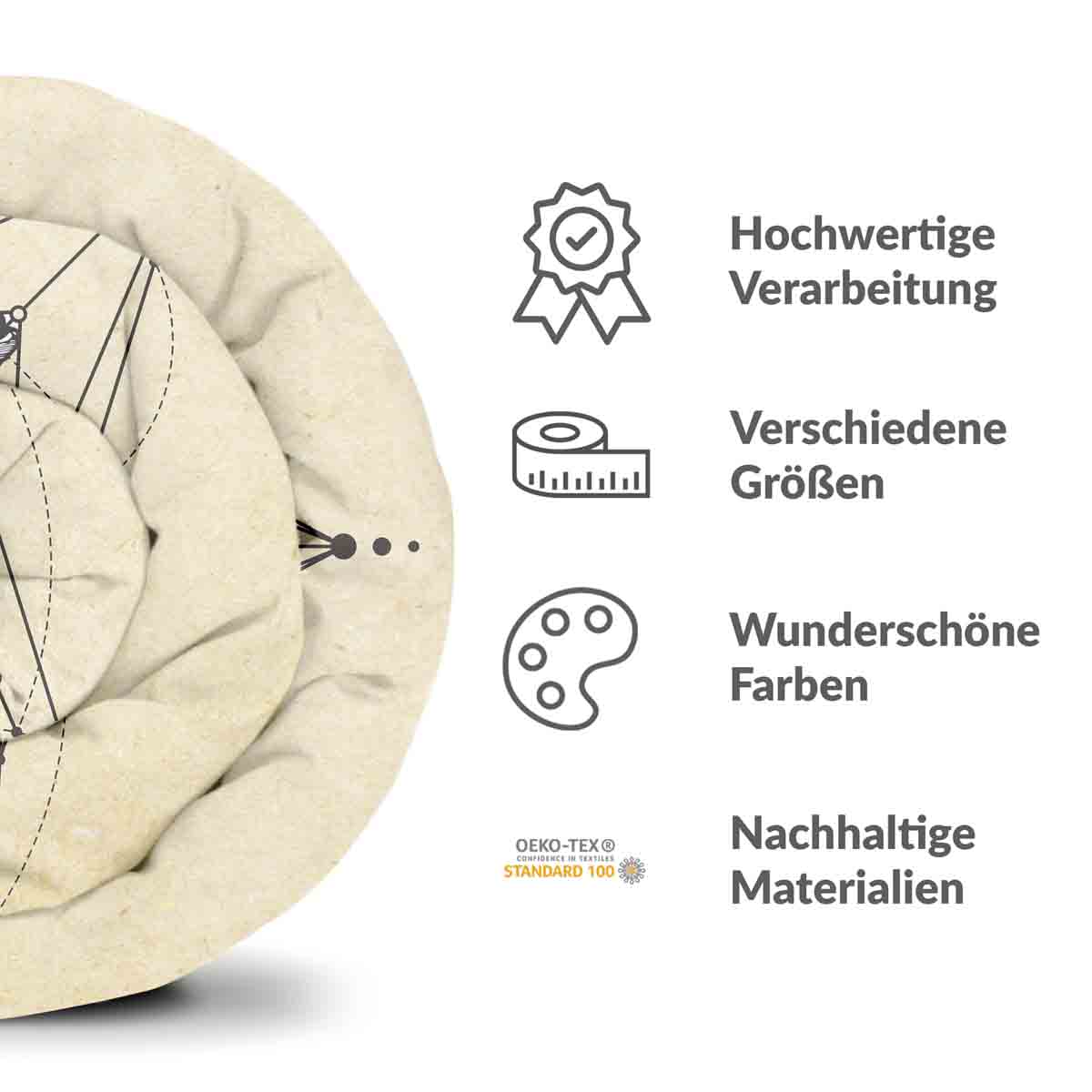 Original Therapiedecke - Baumwoll Bettwäsche Set Gelb mit Libelle