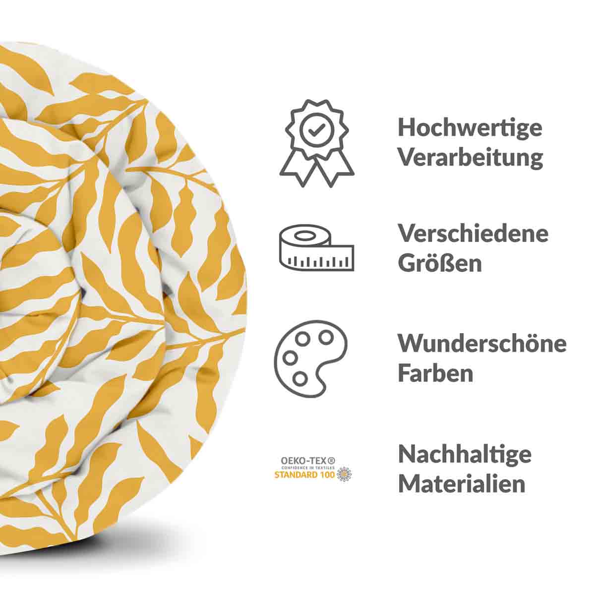 Original Therapiedecke - Baumwoll Bettwäsche Set mit gelben Zweigen