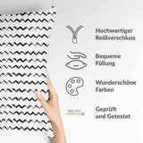 Gesundheitskissen Weiß ZickZack