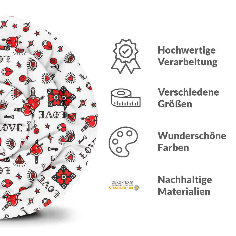 Original Therapiedecke - Baumwollbezug gemischte Liebe
