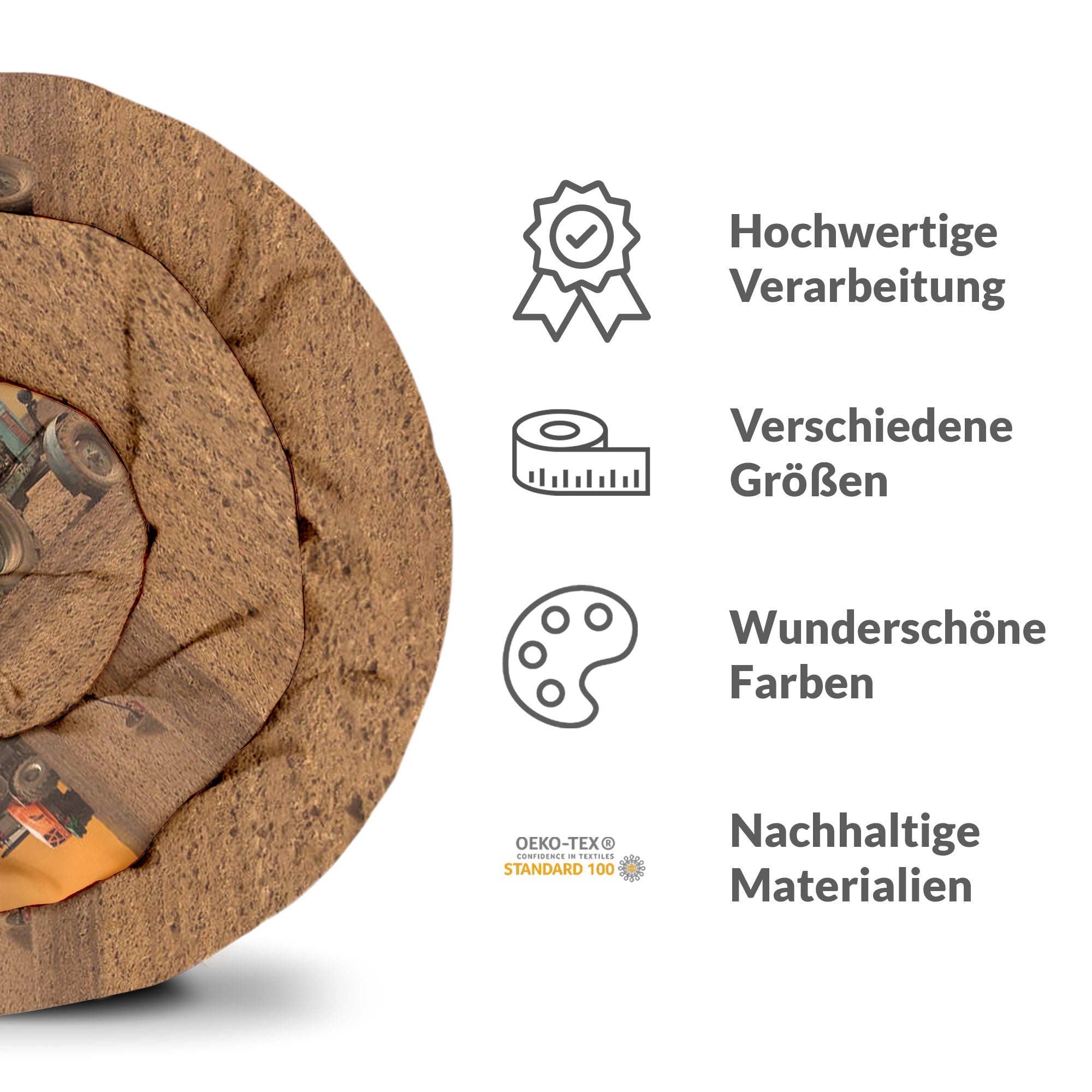 Original Therapiedecke - Baumwollbezug Zwei Trecker