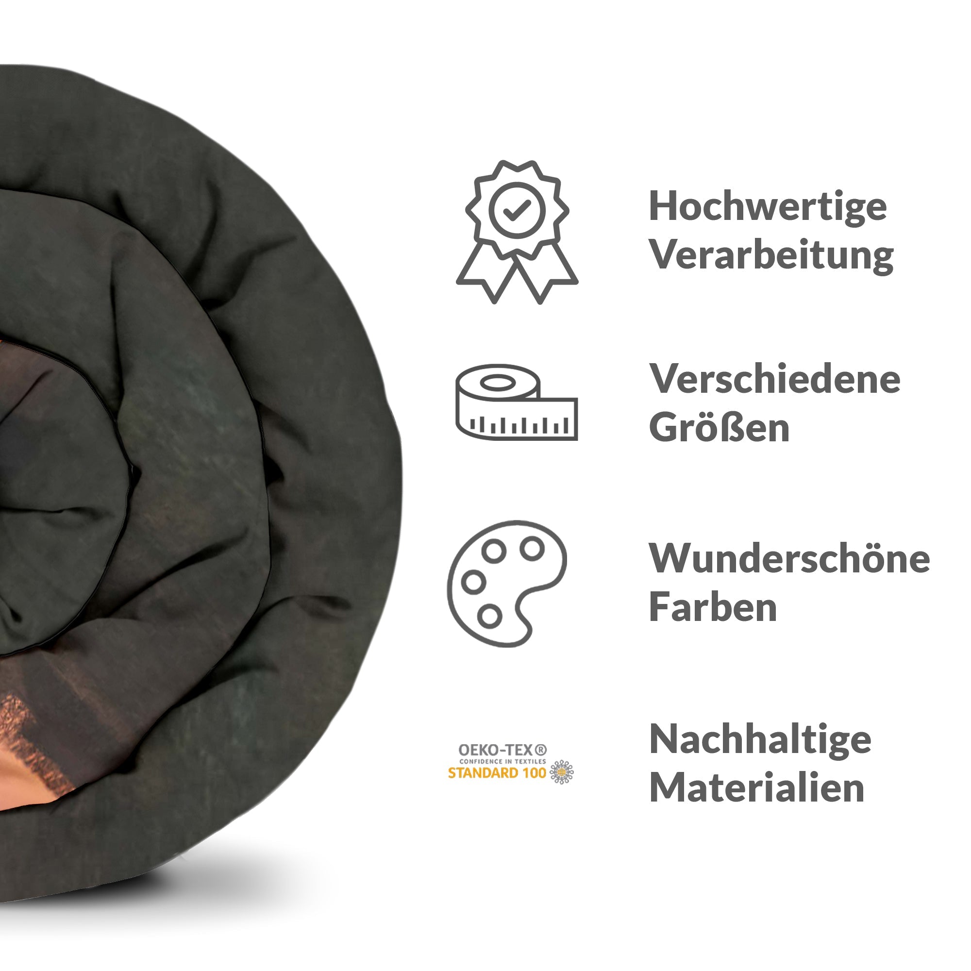Original Therapiedecke - Baumwollbezug Lila mit Traktor