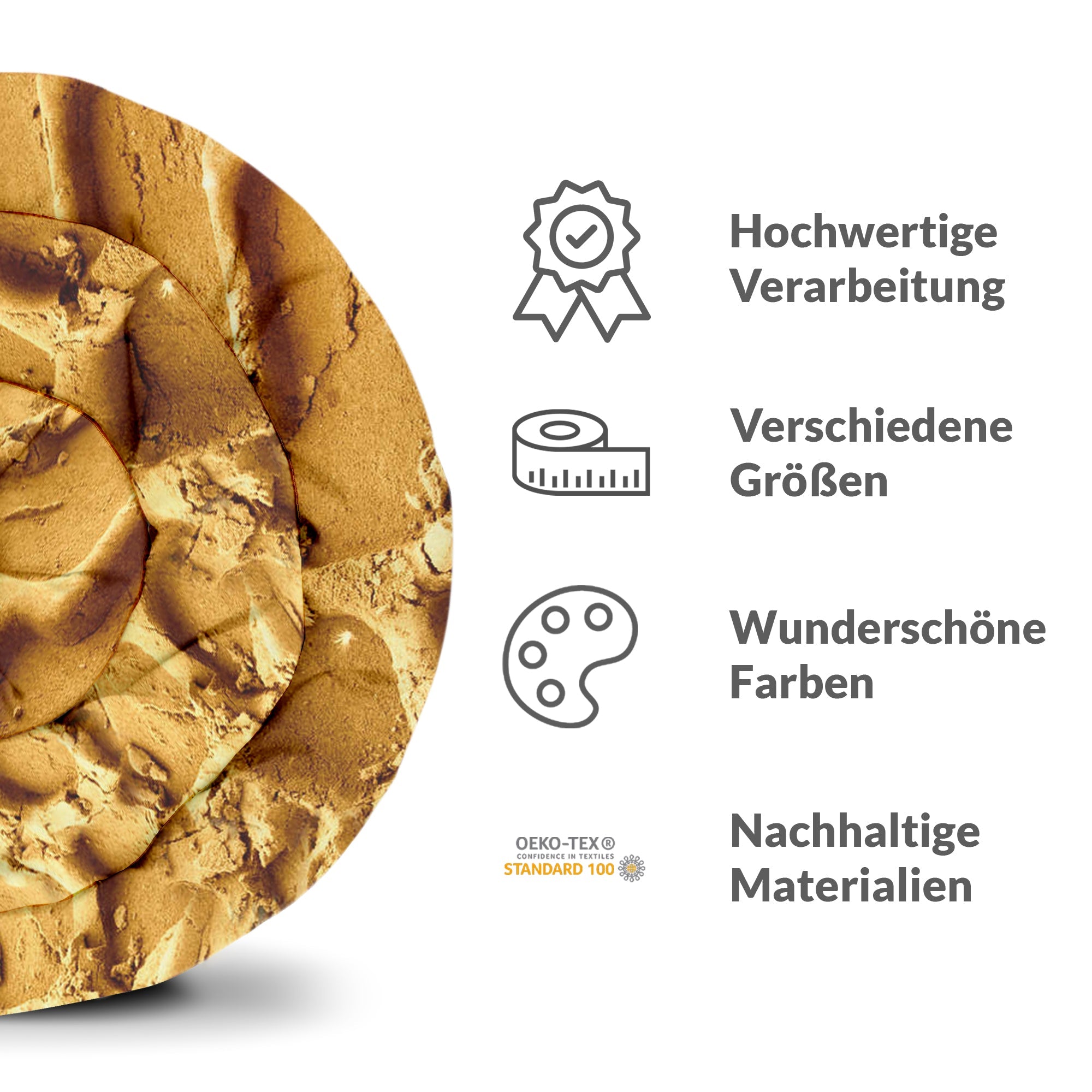 Original Therapiedecke - Baumwollbezug Reifenabdruck