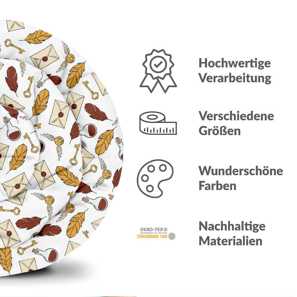 Original Therapiedecke - Baumwollbezug Goldener Schnatz