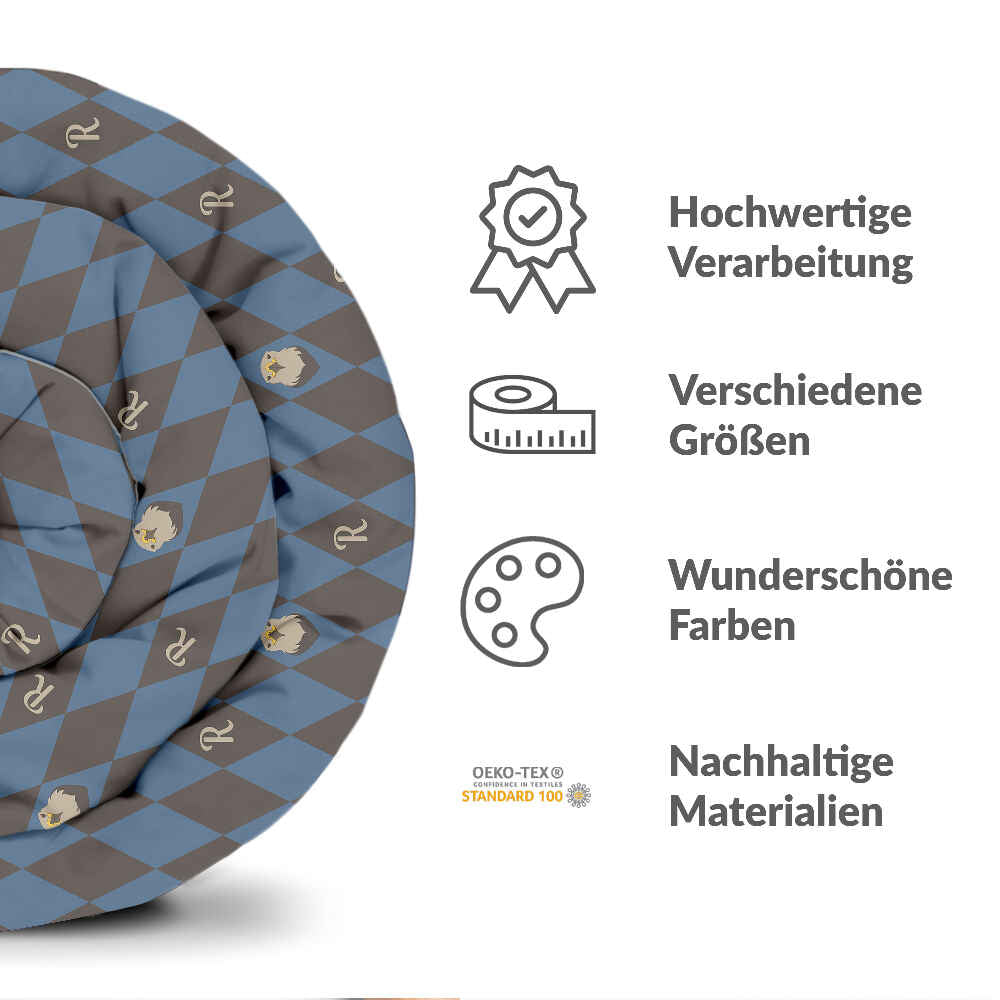 Original Therapiedecke - Baumwoll Bettwäsche Set Schulhaus R