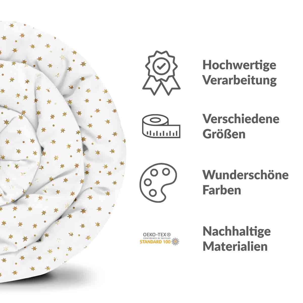 Original Therapiedecke - Baumwollbezug Sternenzauber