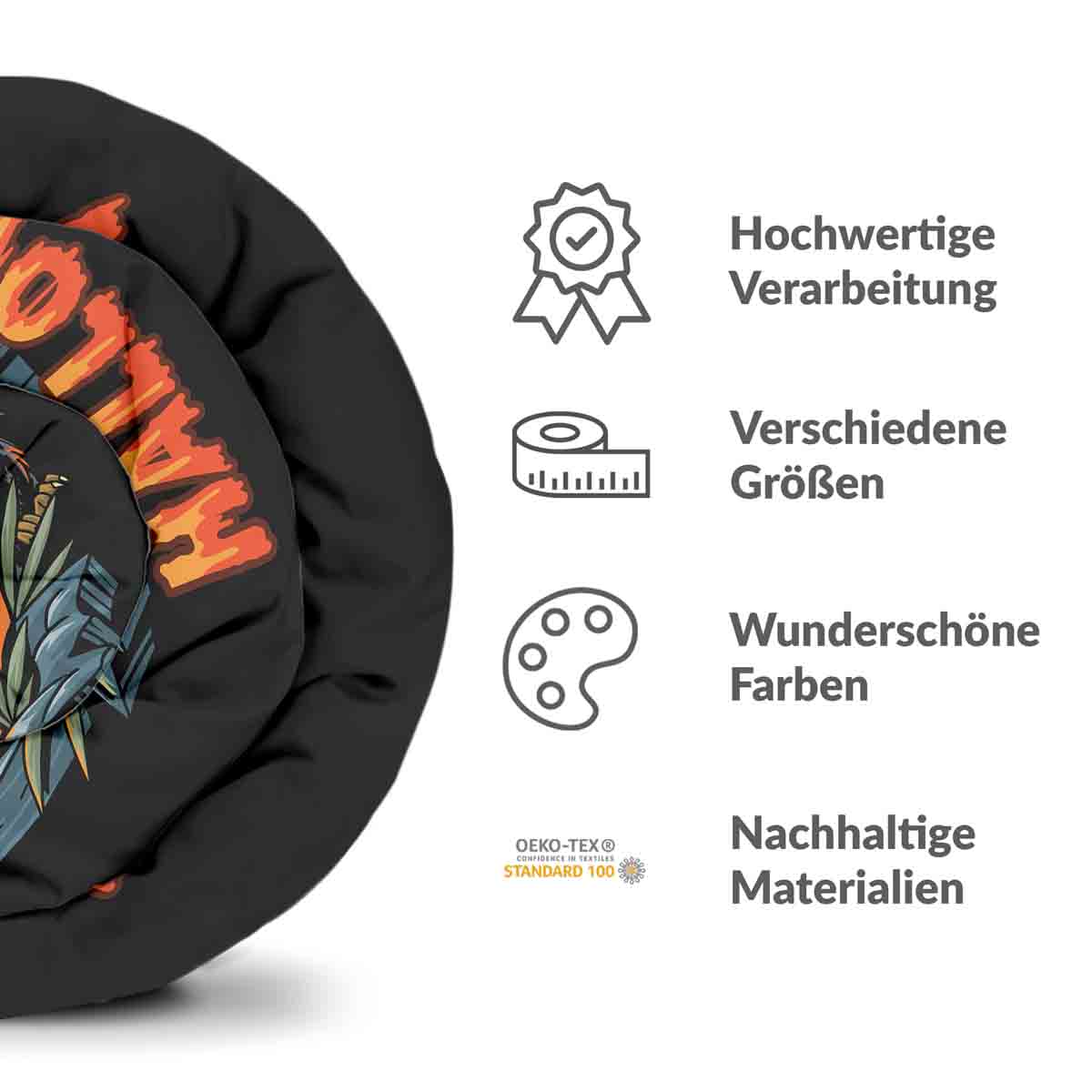 Original Therapiedecke - Baumwollbezug Halloween Kürbis