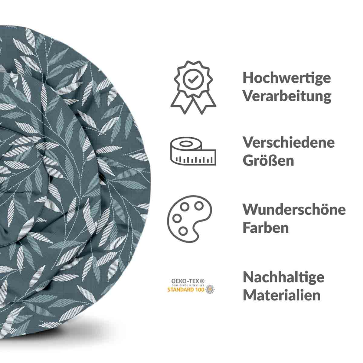 Original Therapiedecke - Baumwoll Bettwäsche Set mit blauen Zweigen