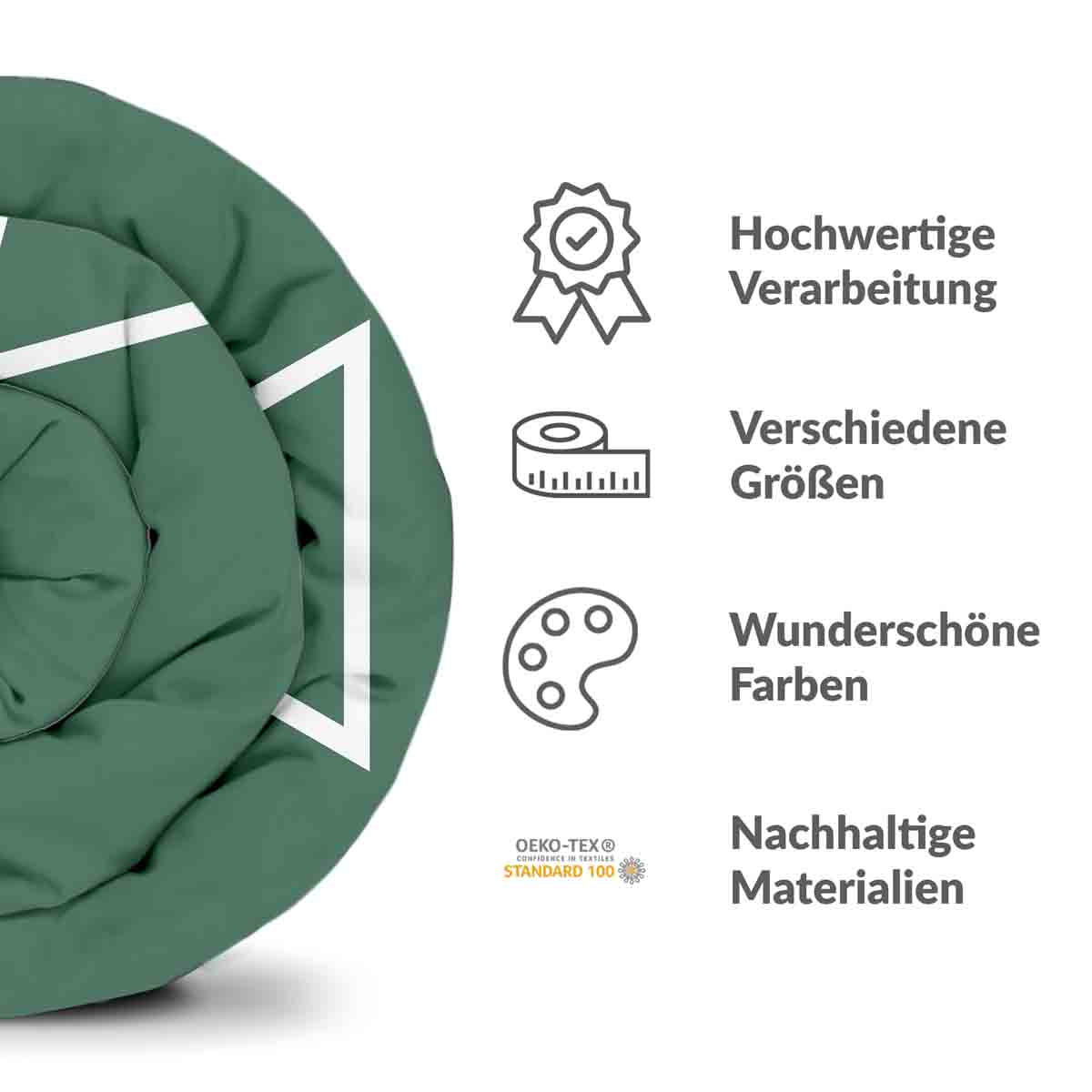 Original Therapiedecke - Baumwoll Bettwäsche Set Dalgona Formen