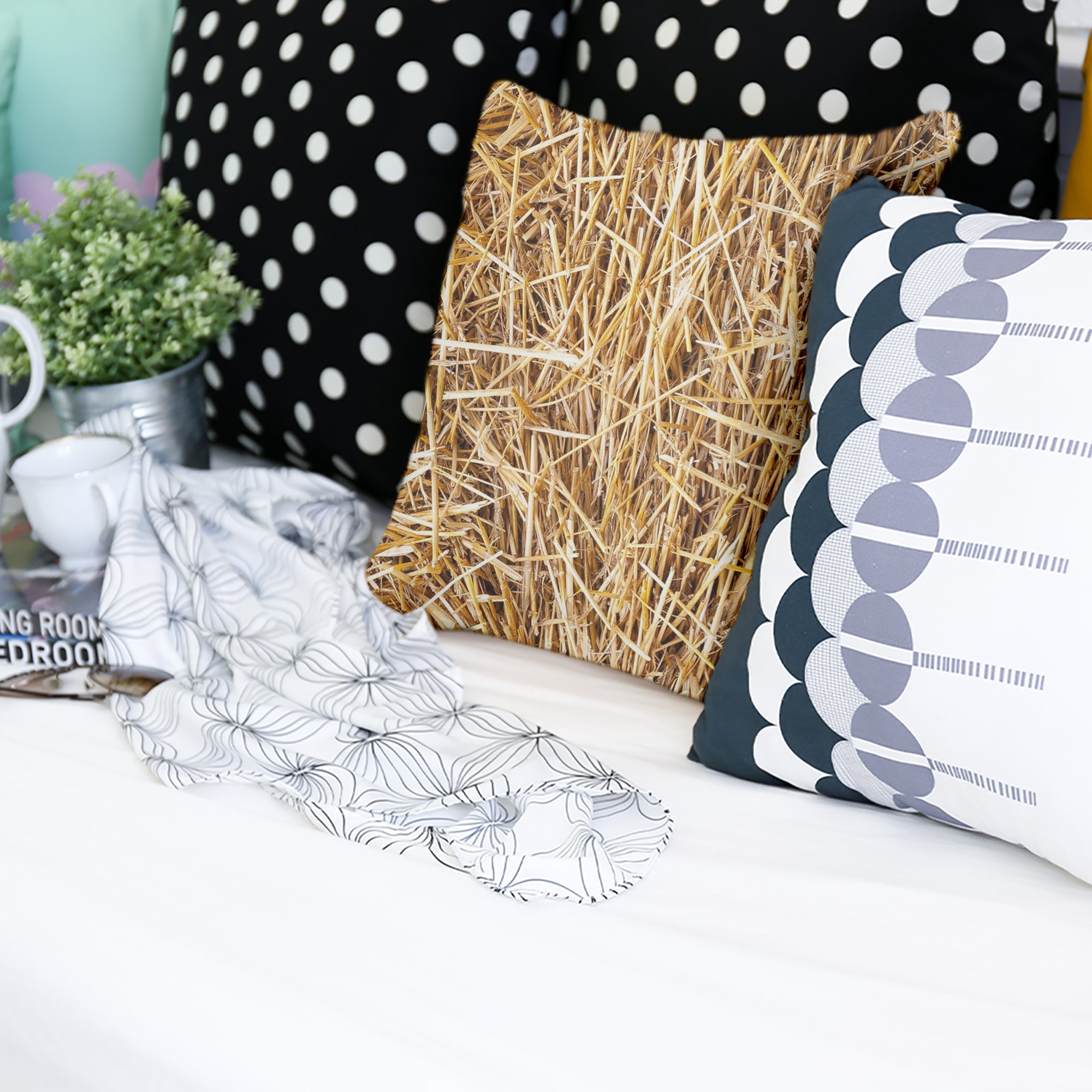 Gesundheitskissen mit Heu