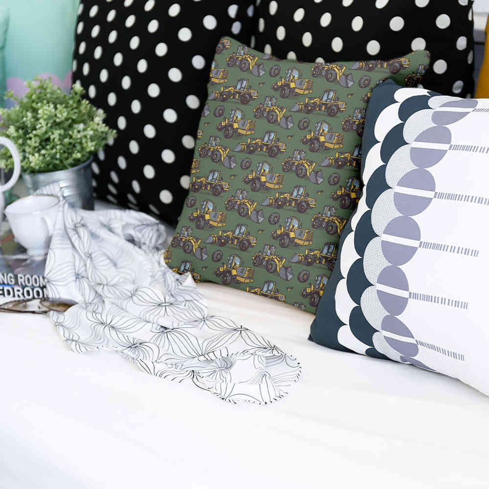 Gesundheitskissen Grün Traktor