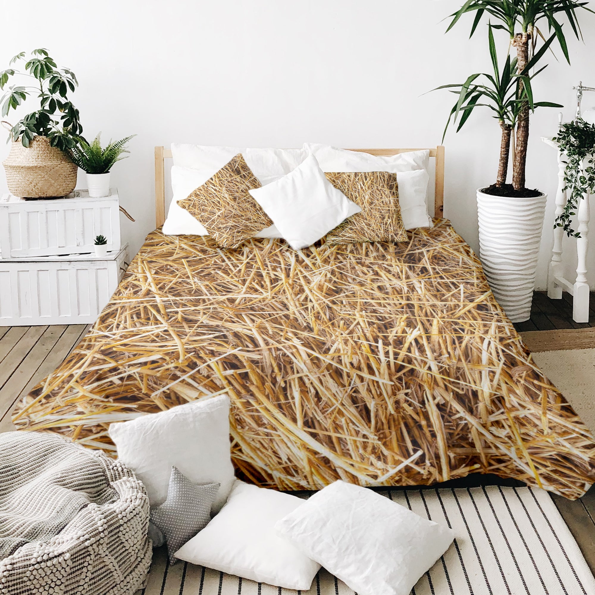 Original Therapiedecke - Baumwoll Bettwäsche Set mit Heu