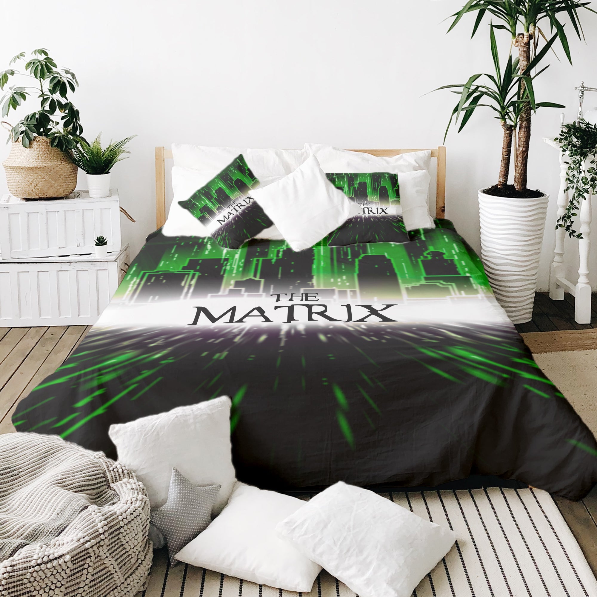Original Therapiedecke - Baumwollbezug Stadt The Matrix