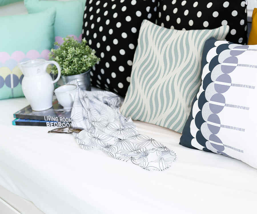 Gesundheitskissen abstrakte Wellen