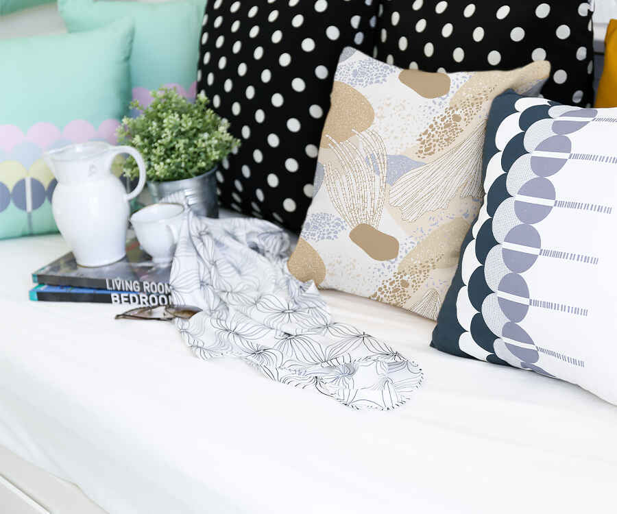 Gesundheitskissen Seeanemone gold