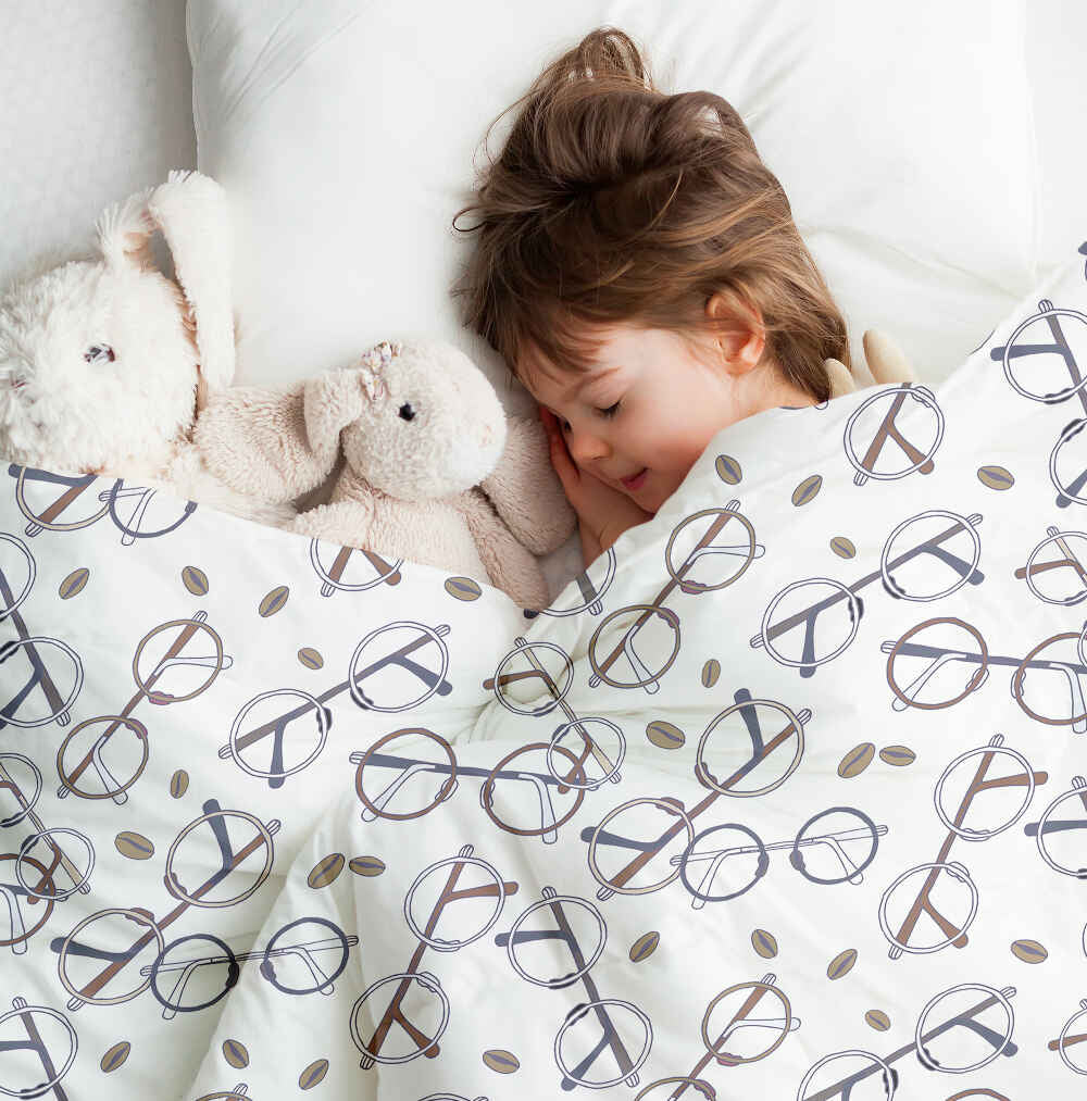 Original Therapiedecke - Baumwollbezug mit Harry's Brille