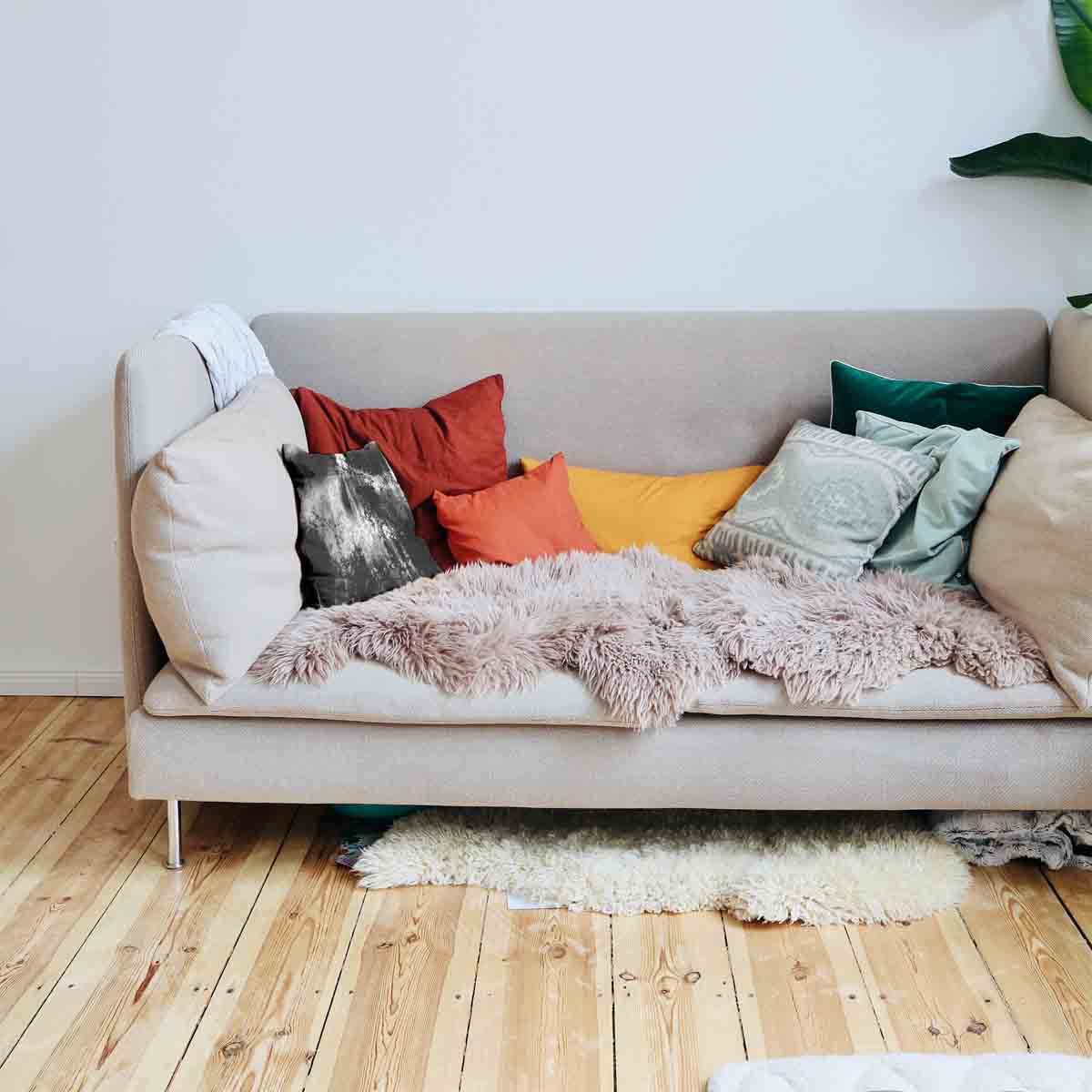 Gesundheitskissen Schwarz mit meliertem Muster