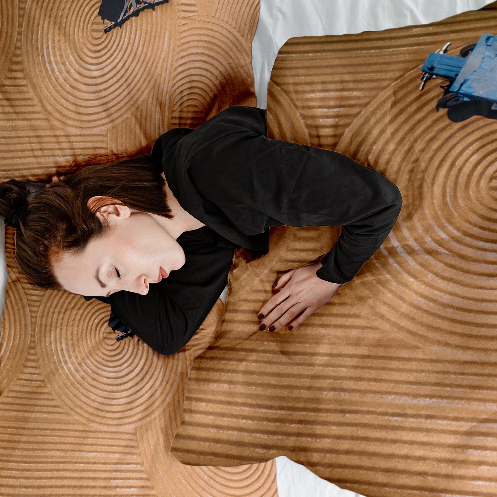 Original Therapiedecke - Baumwollbezug Kreise im Feld