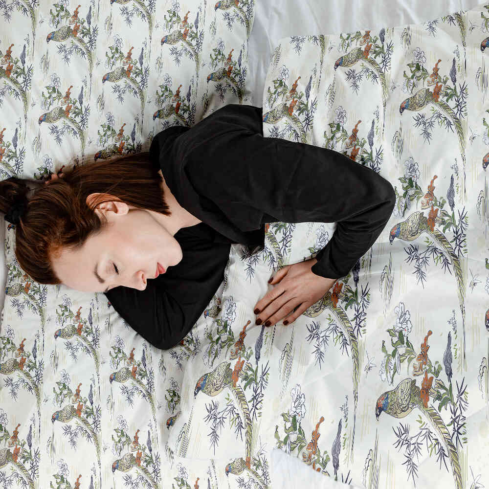 Original Therapiedecke - Baumwoll Bettwäsche Set Paradiesvogel