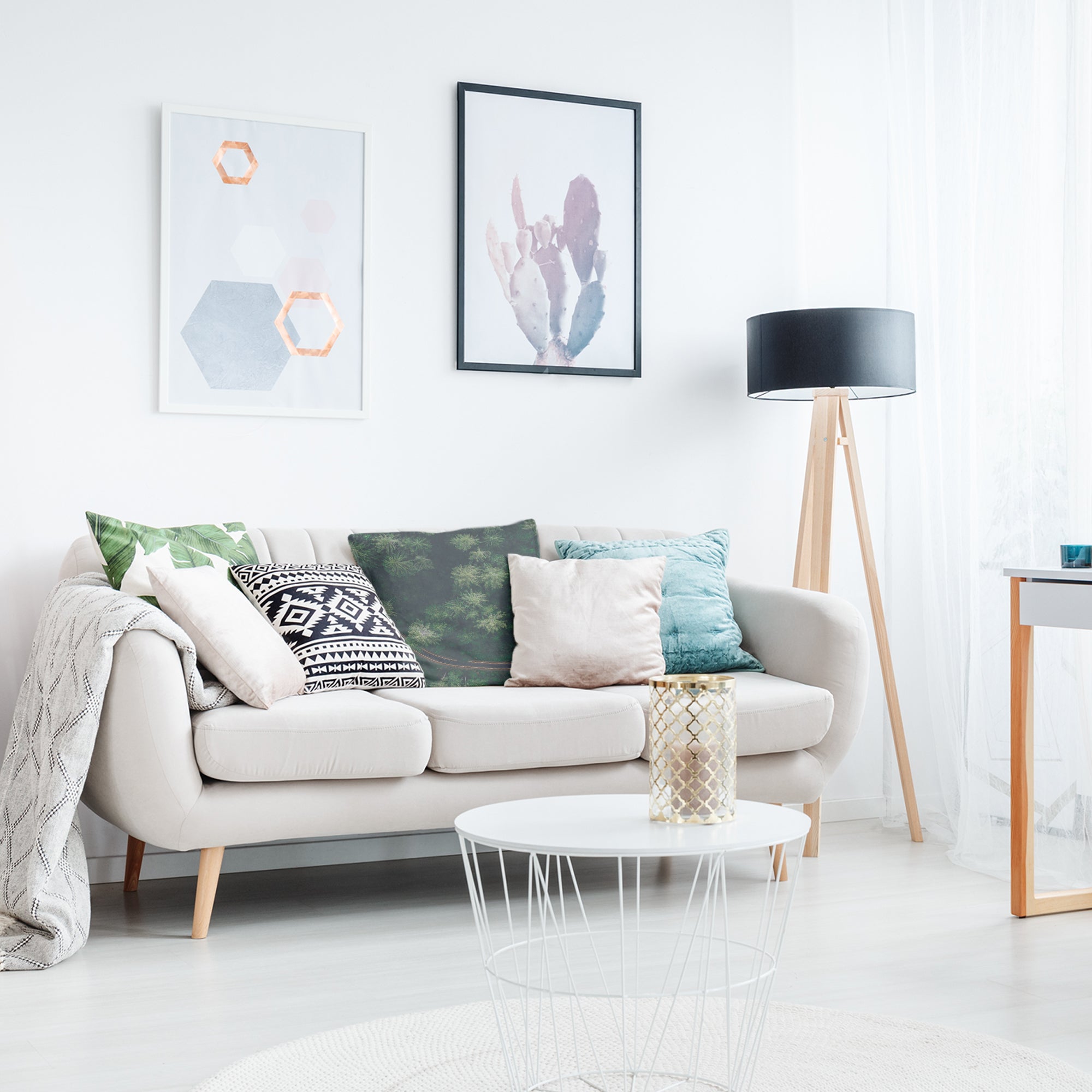 Gesundheitskissen Straße im Wald