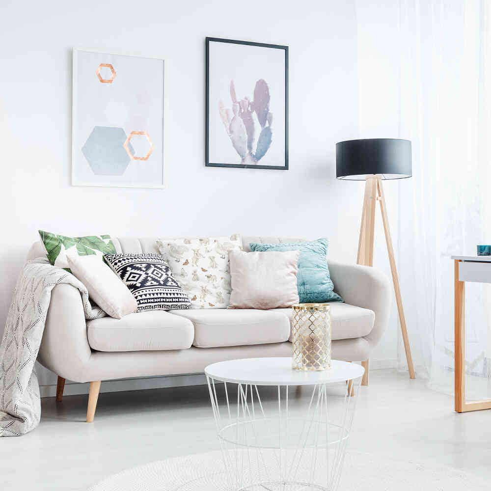 Gesundheitskissen Weiß süße Tiere