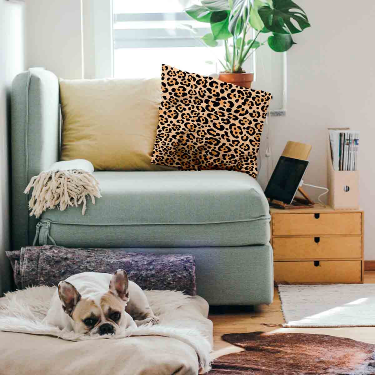 Gesundheitskissen Leoparden Print